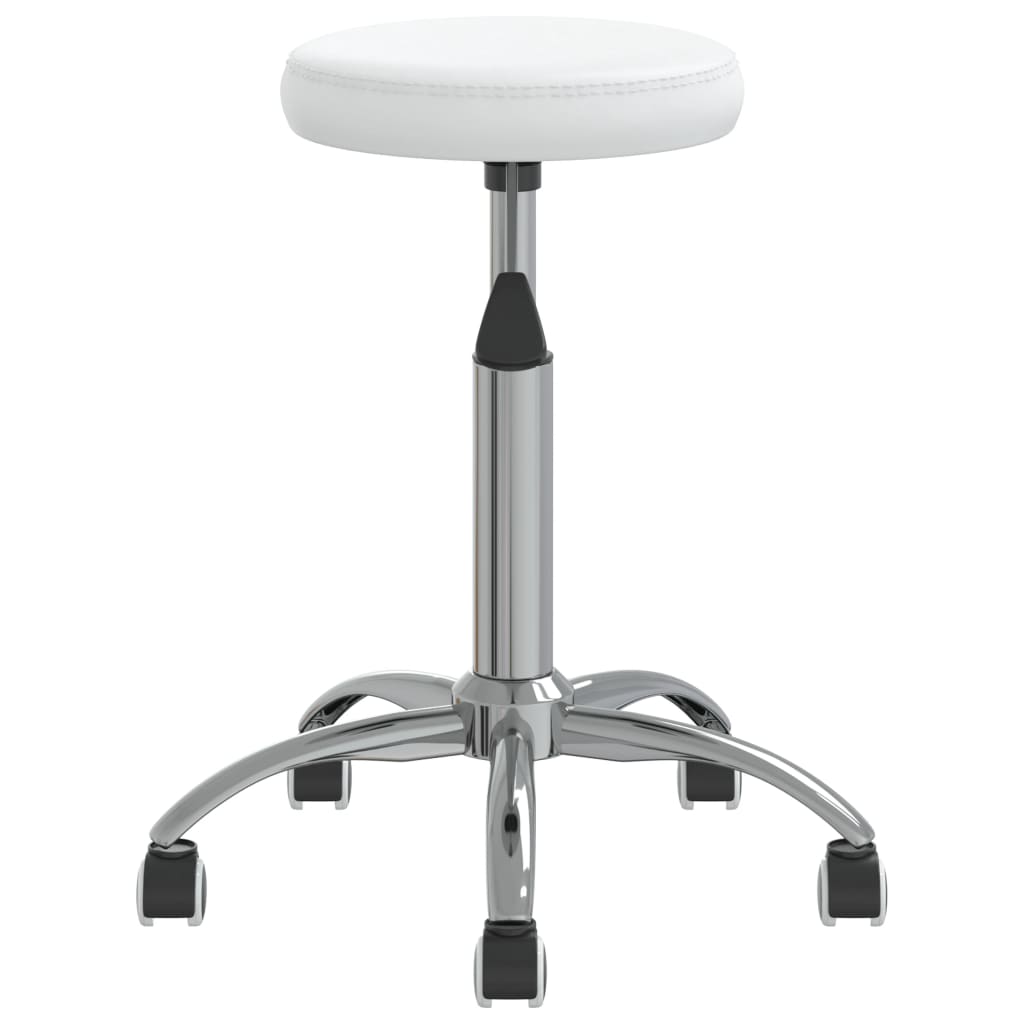 Massagehocker Kunstleder Schwarz