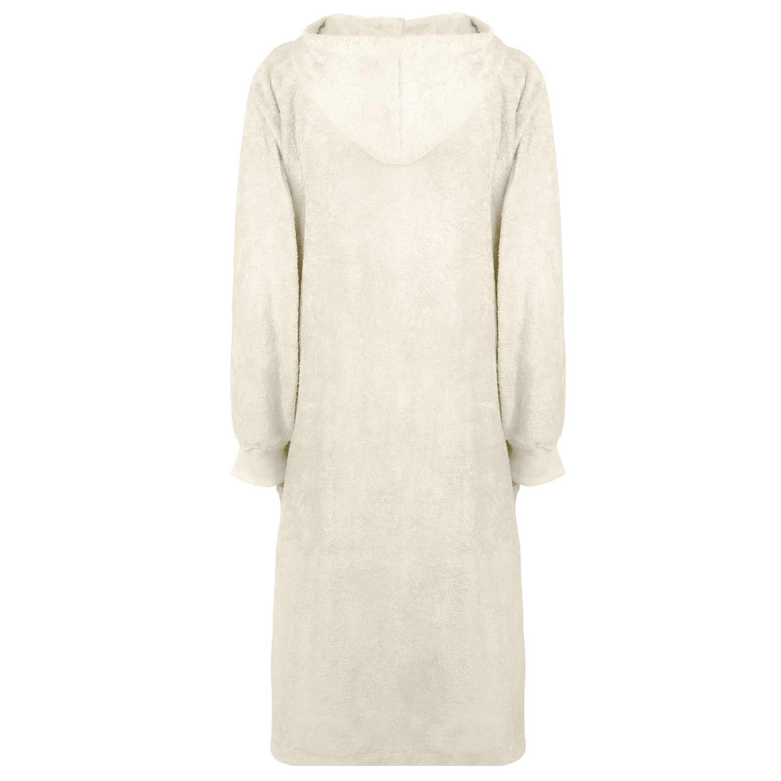 Decken-Hoodie KINN Creme L Baumwolle