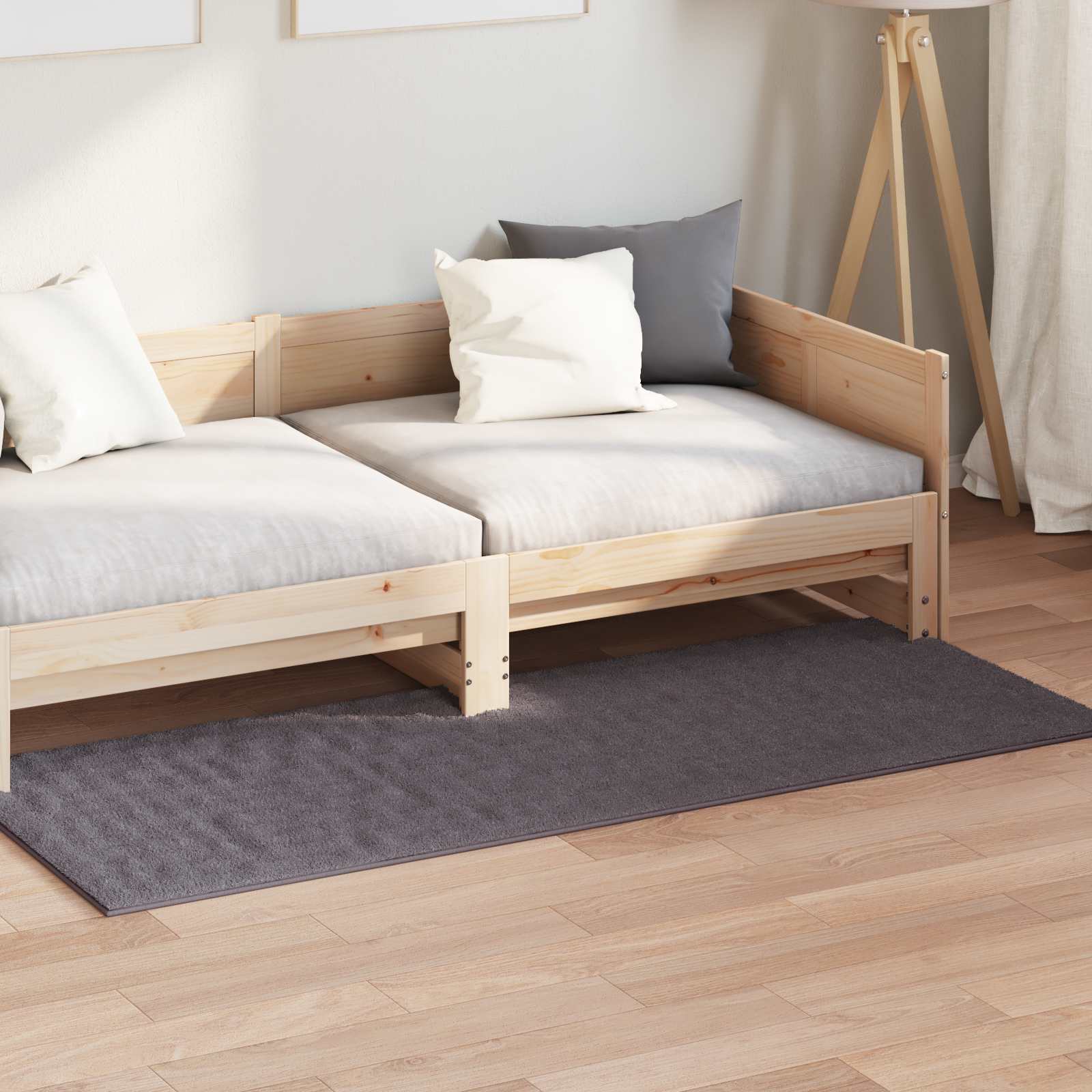 Bereichsteppiche Rechtwinklig SIROLO Creme 150 x 80 cm