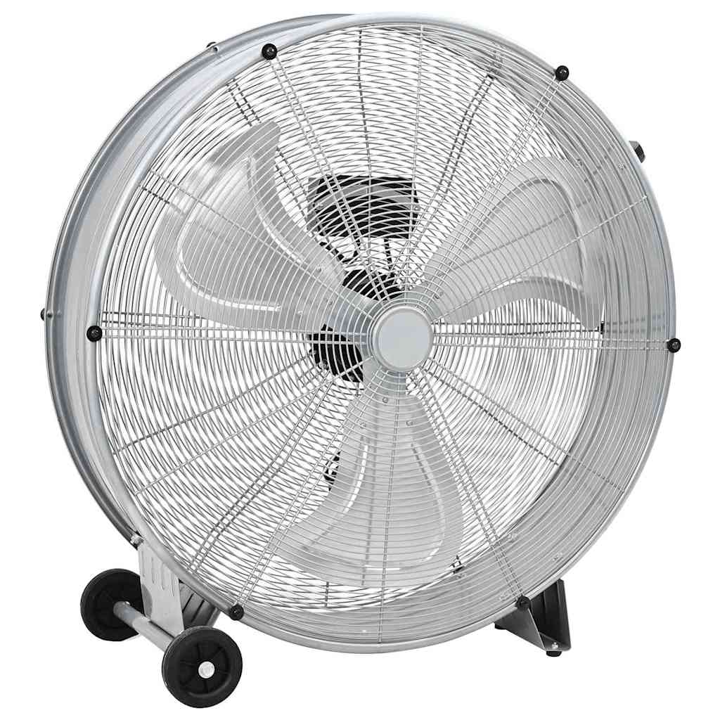 Trommelventilator Mit Rad Silber 79 x 37 x 82 cm Aluminium