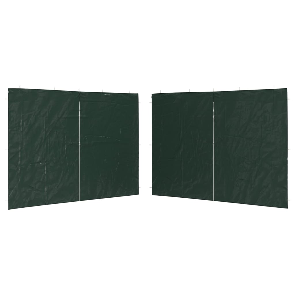 Party Zelt Seitenteil 2 pcs Rot 300 x 195 cm PE und Stahl
