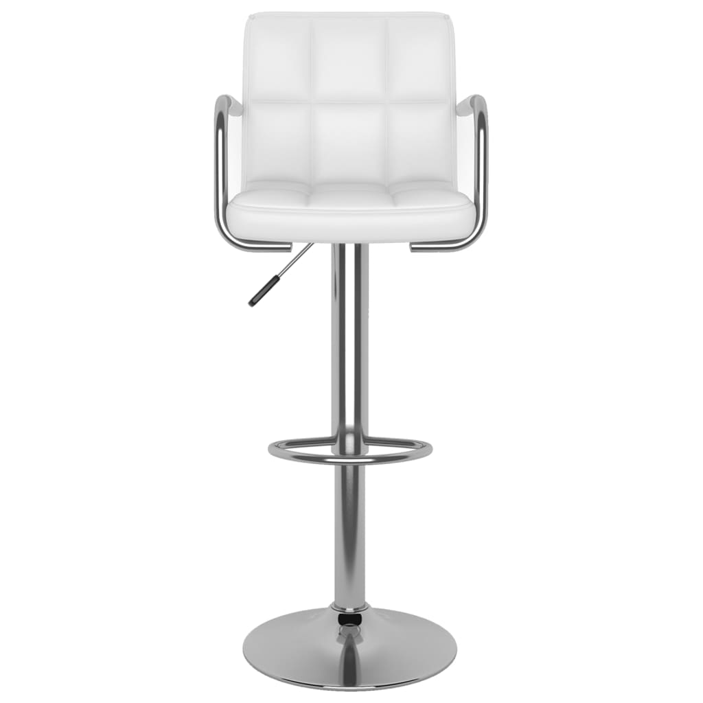 Barhocker 2 Stk. Rot Kunstleder