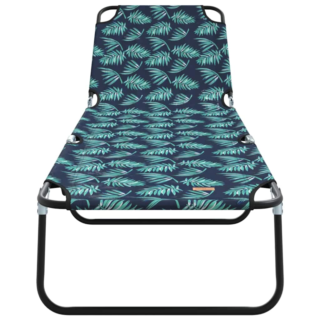Klappbare Sonnenliege Blau 188 x 57 x 86,5 cm Polyester