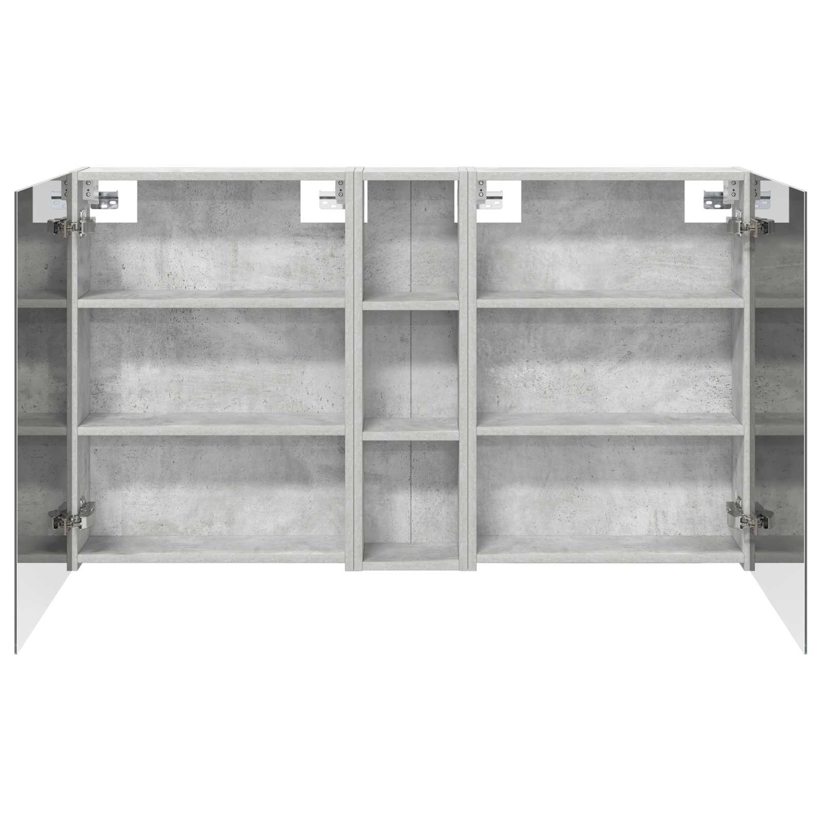 Badezimmerschrank-Set 3 pcs 80 x 10,5 x 50 cm Holzwerkstoff