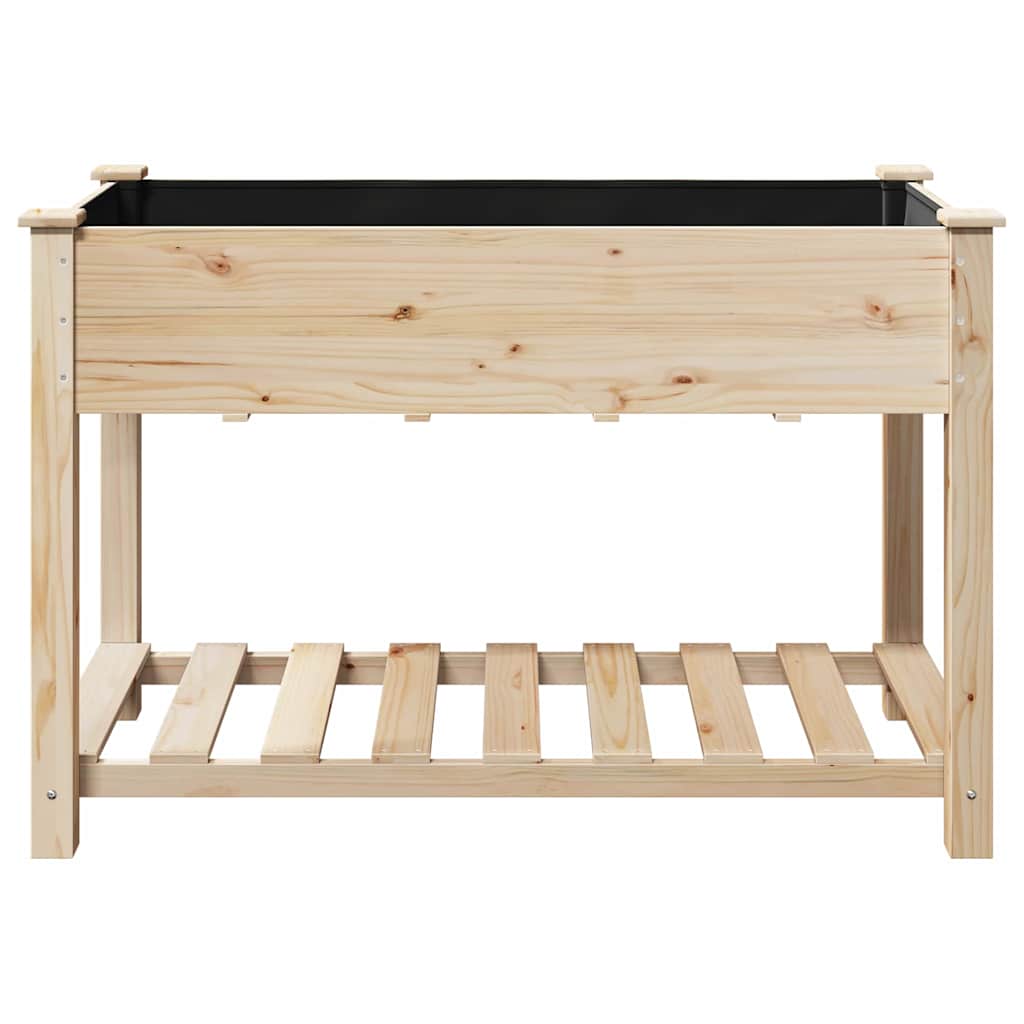 Garten-Pflanzgefäß mit Regal Beige 71 x 37 x 76,5 cm