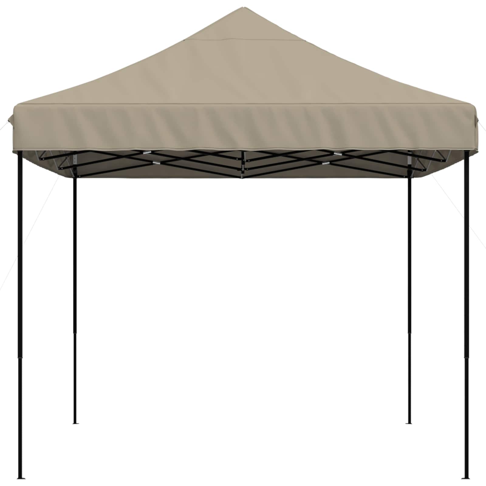 Partyzelt Faltbar Pop-Up Beige 410x279x315 cm