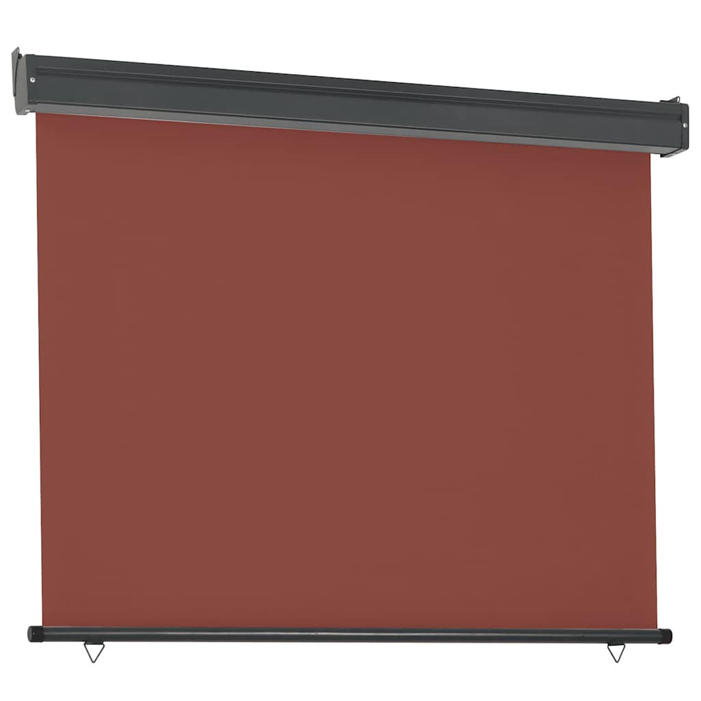 Balkon Seitenmarkise 60 x 250 cm 100% Polyester Eisen Stahl