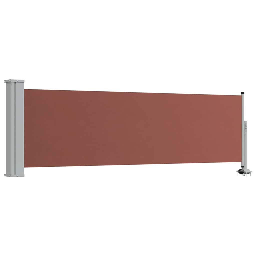 Seitenmarkise 60 x 300 cm 100% Polyester Eisen Stahl