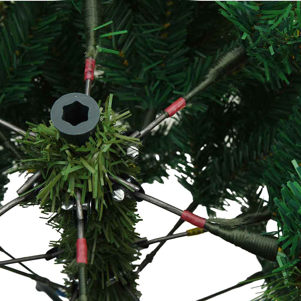 Künstlicher klappbarer Weihnachtsbaum Grün 120 cm PVC, Stahl