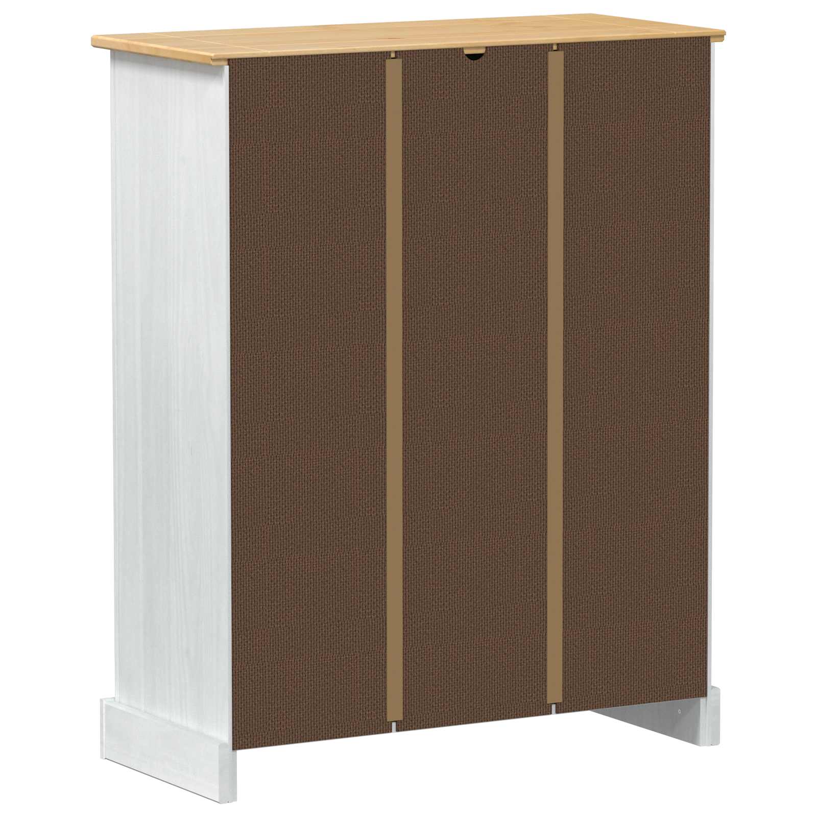Schuhschrank Corona 86x38,5x108 cm Massivholz Kiefer