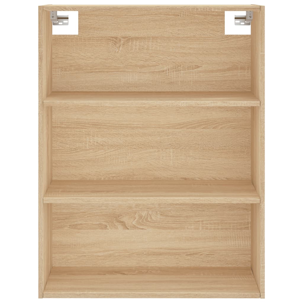 Highboard Hochglanz-Weiß 69,5x34x180 cm Holzwerkstoff