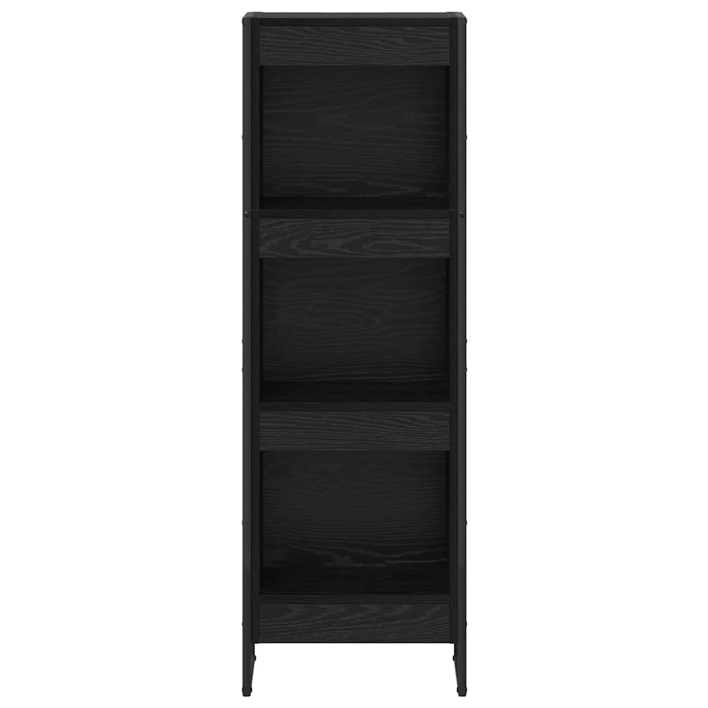 Bücherregal 2 pcs Schwarz Eichen-Optik 60 x 30 x 189,5 cm