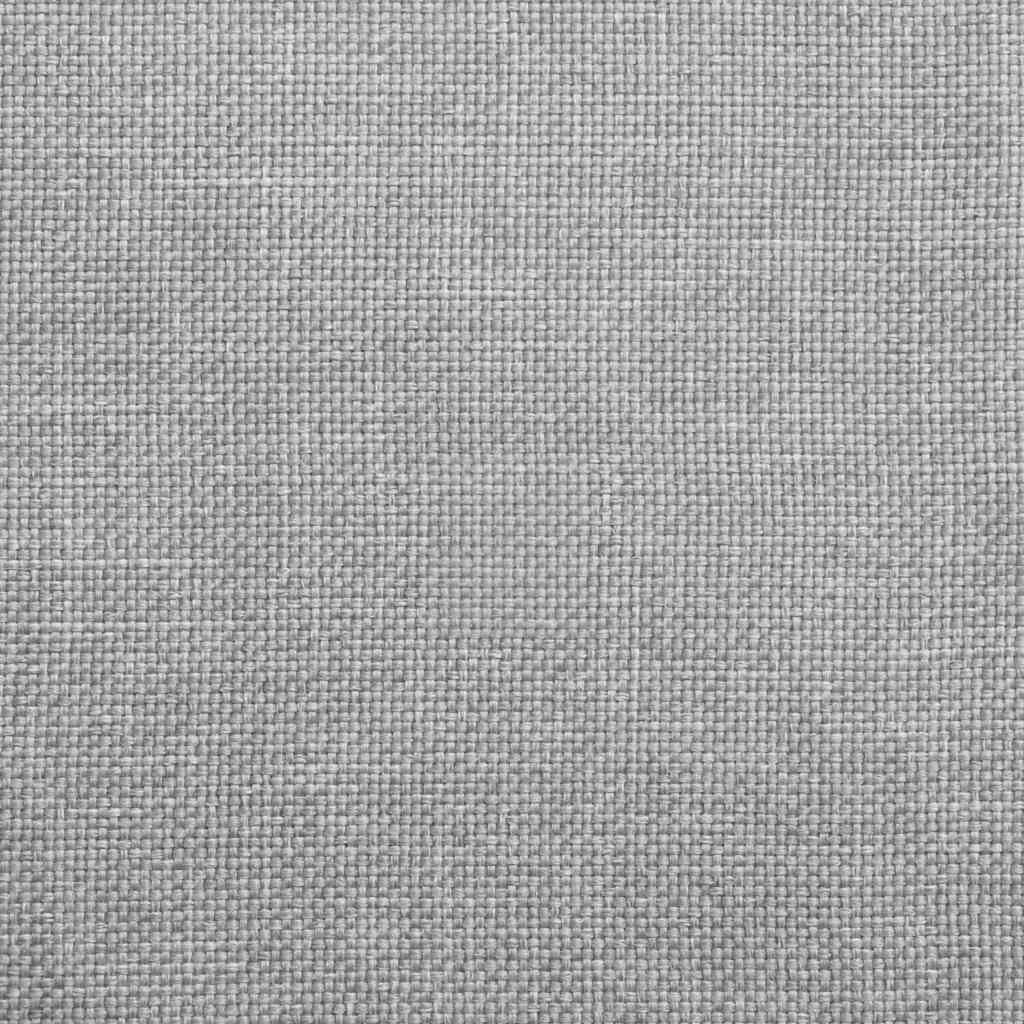 2-tlg. Sofagarnitur mit Kissen Hellgrau Stoff