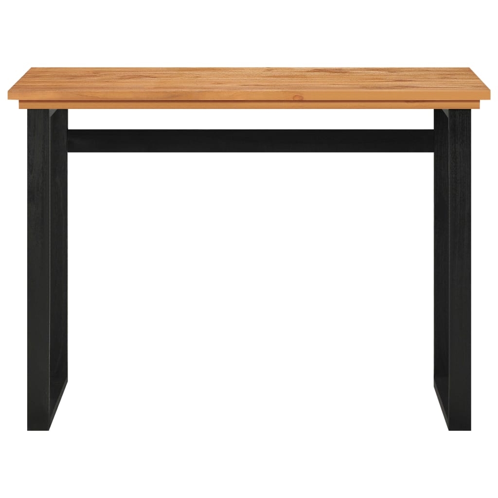 Schreibtisch 120x45x75 cm Massivholz Teak