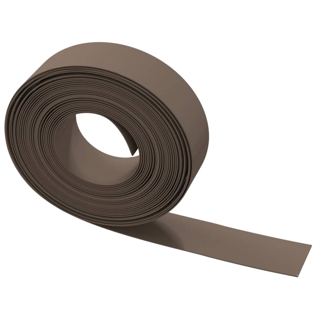Gartenumrandung 25 m 10 cm PE Grau
