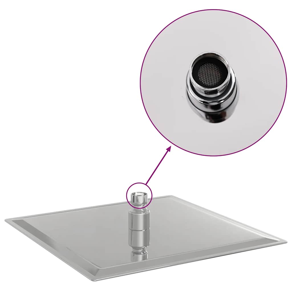 Regenbrause Edelstahl 304 30 cm Rund