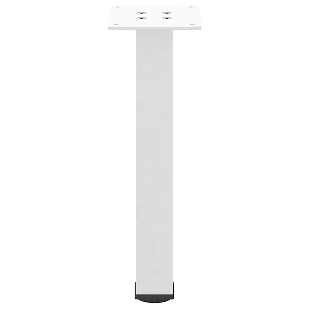 Bartischbeine 4 Stk. Schwarz 100-102 cm Stahl
