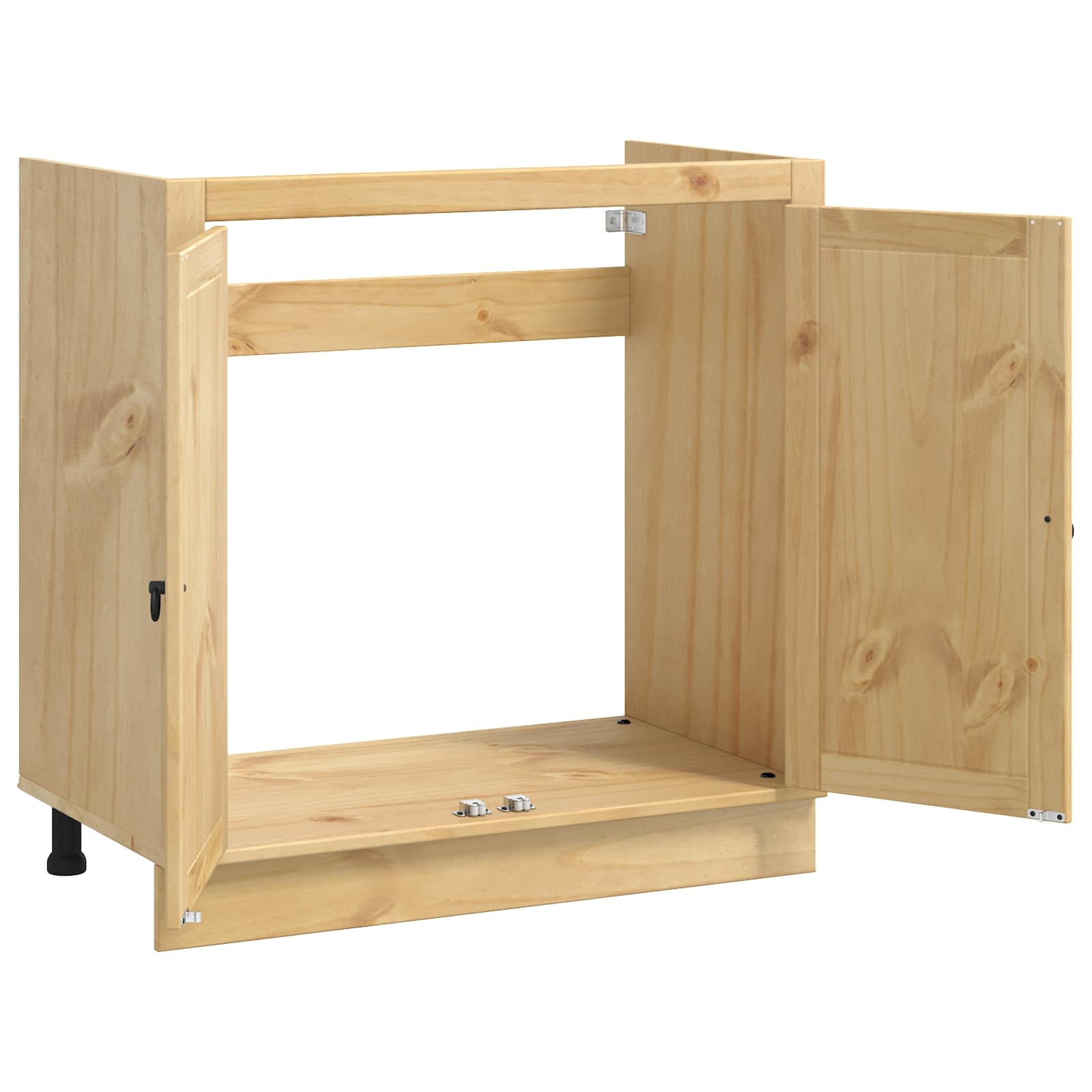 Schrank SKI Honigbraun 60 x 46 x 81,5 cm Massives Kiefernholz