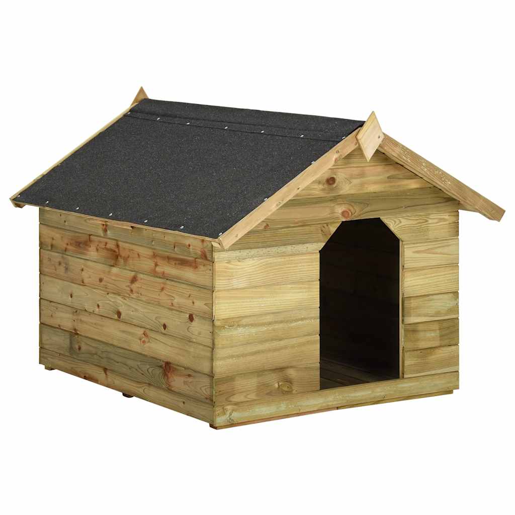 Hundehütte mit Dach Imprägniertes Kiefernholz