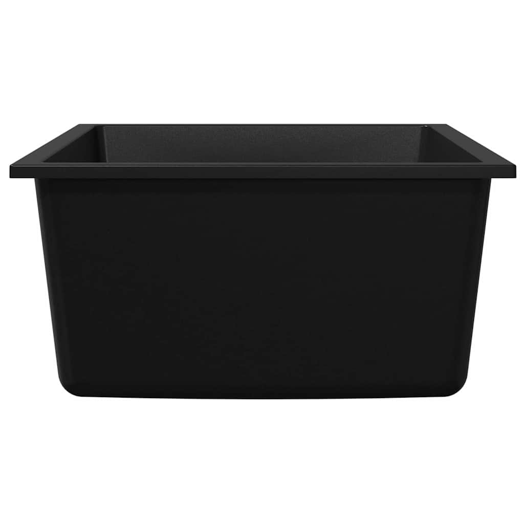 Küchenspüle Schwarz 54 x 44 x 20 cm Granit