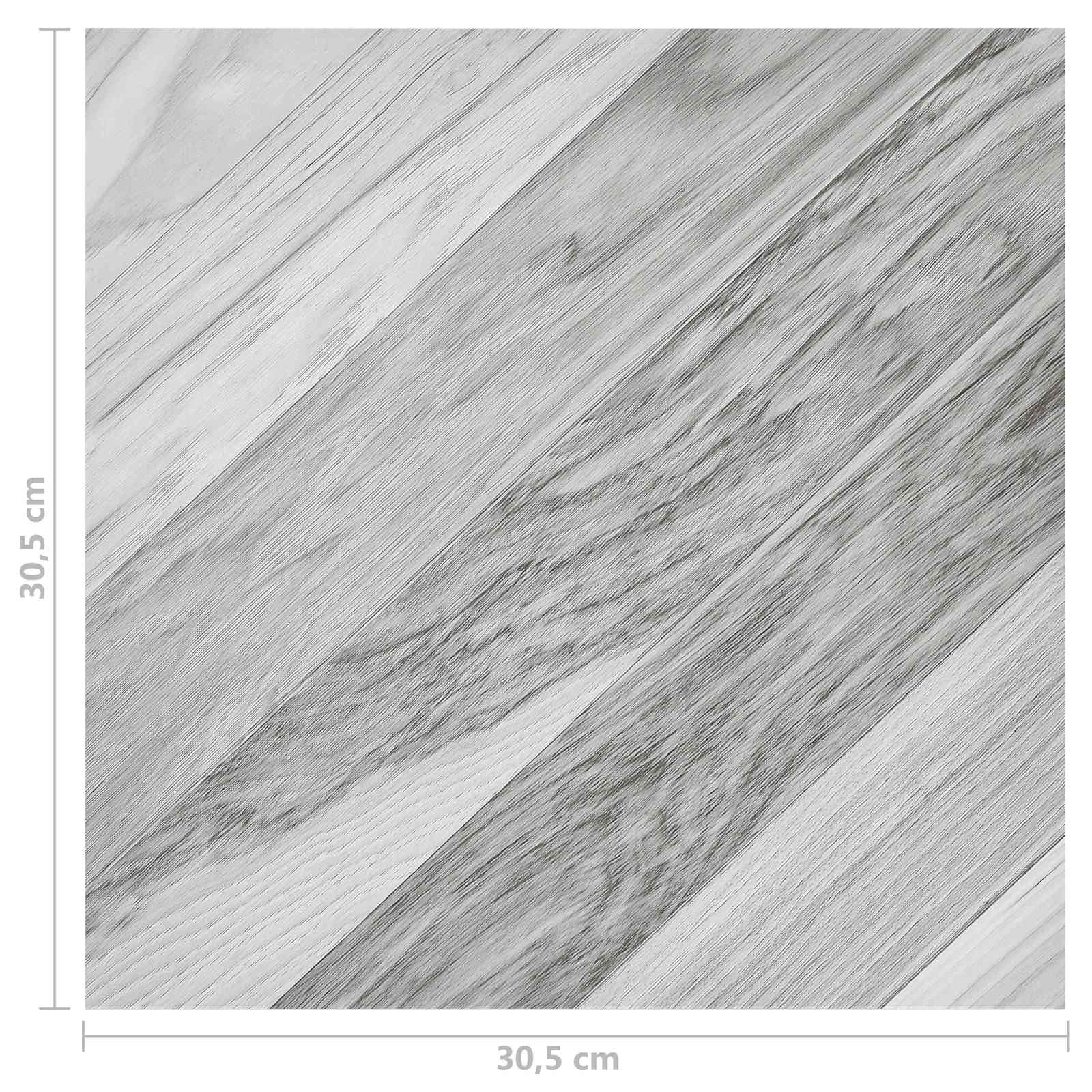 Bodenplanken 55 pcs Schwarz 5,11 m² PVC