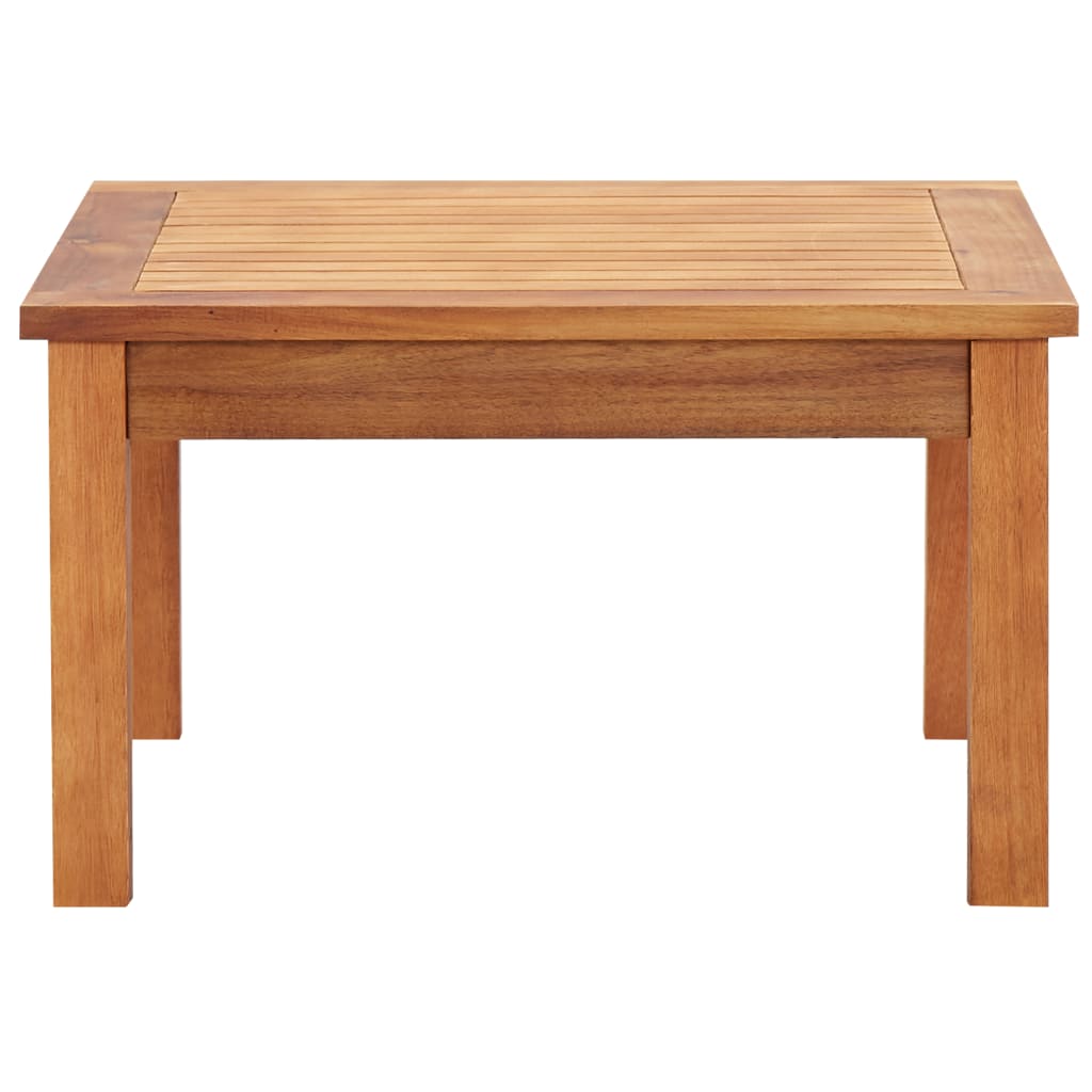 Couchtisch Helles Akazienholz 45 x 45 x 36 cm Massivholz Akazie