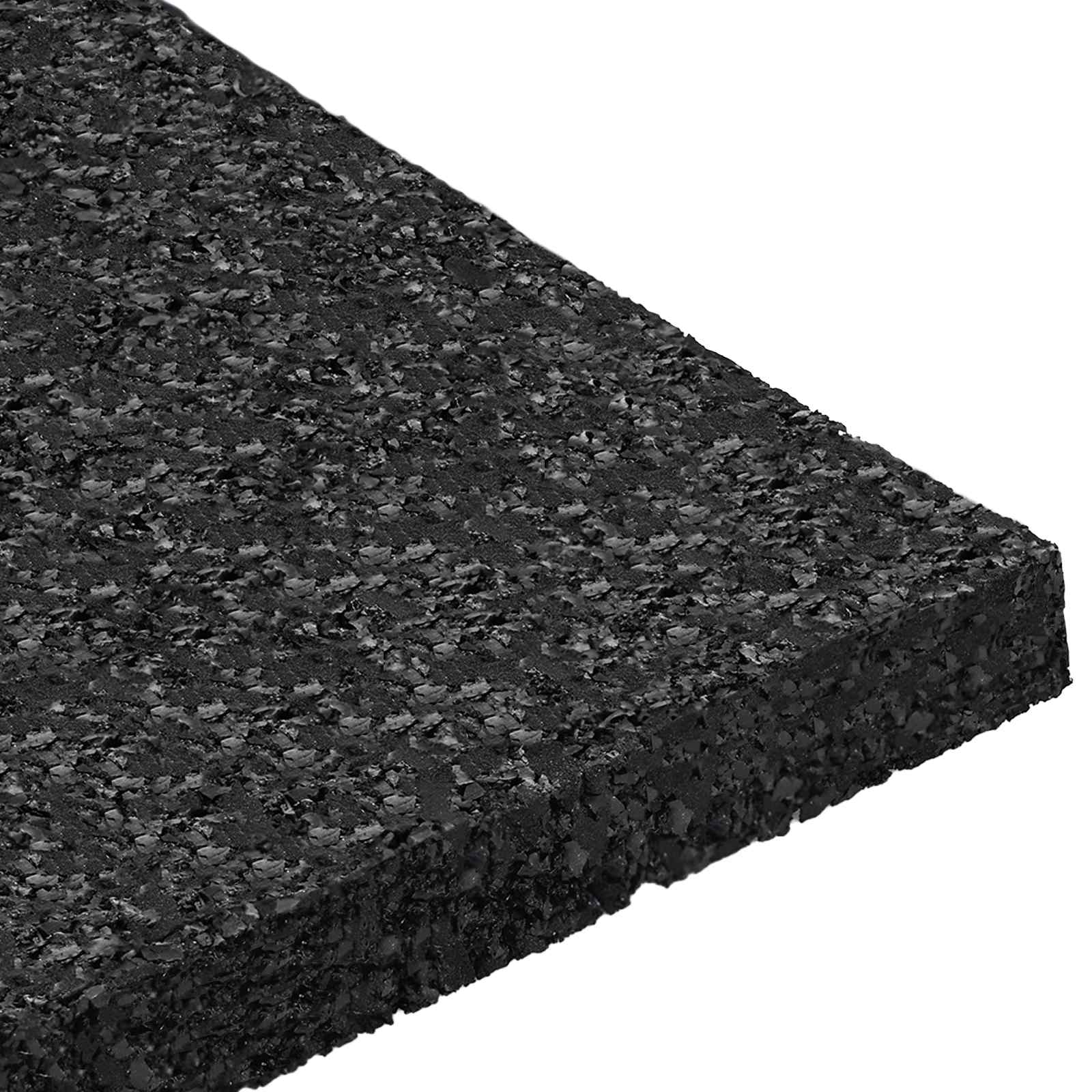 Gummigranulat-Patiopad Schwarz 6 x 9 x 0,3 cm Gummi
