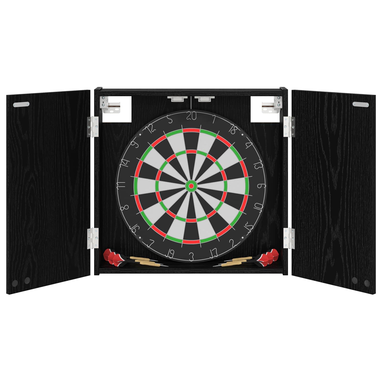 Dartboard Schrank Weiß 56 x 12 x 53,5 cm Holzwerkstoff