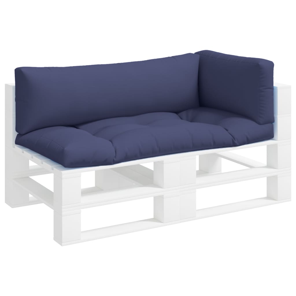 Palettenkissen Blau Weiß Gestreift 58x58x10 cm Oxford-Gewebe