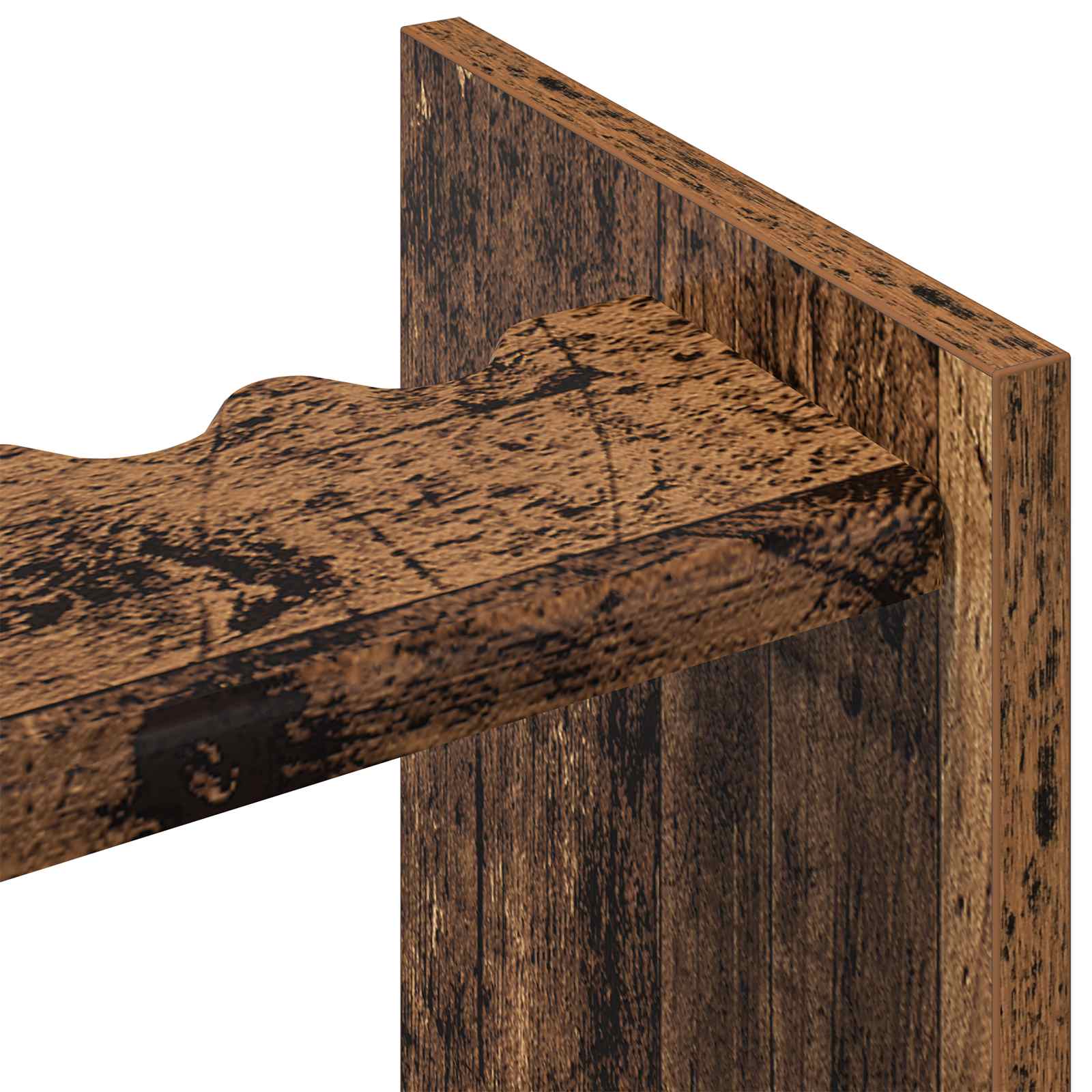 Billardqueue-Ständer Holzwerkstoff 60 x 20 x 57 cm Weiß
