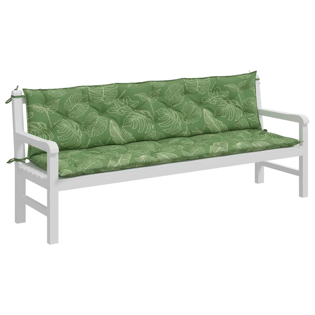 Gartenbank-Auflage Anthrazit 100x(50+50)x7 cm Oxford-Gewebe