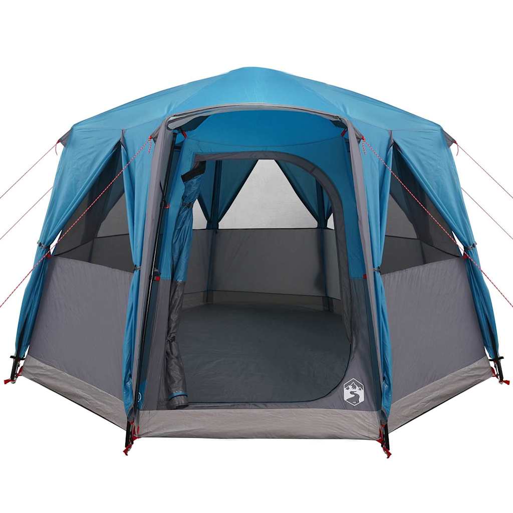 Cabin Zelt 3-Personen mit Dach Grün und Weiß 320 x 320 x 203 cm
