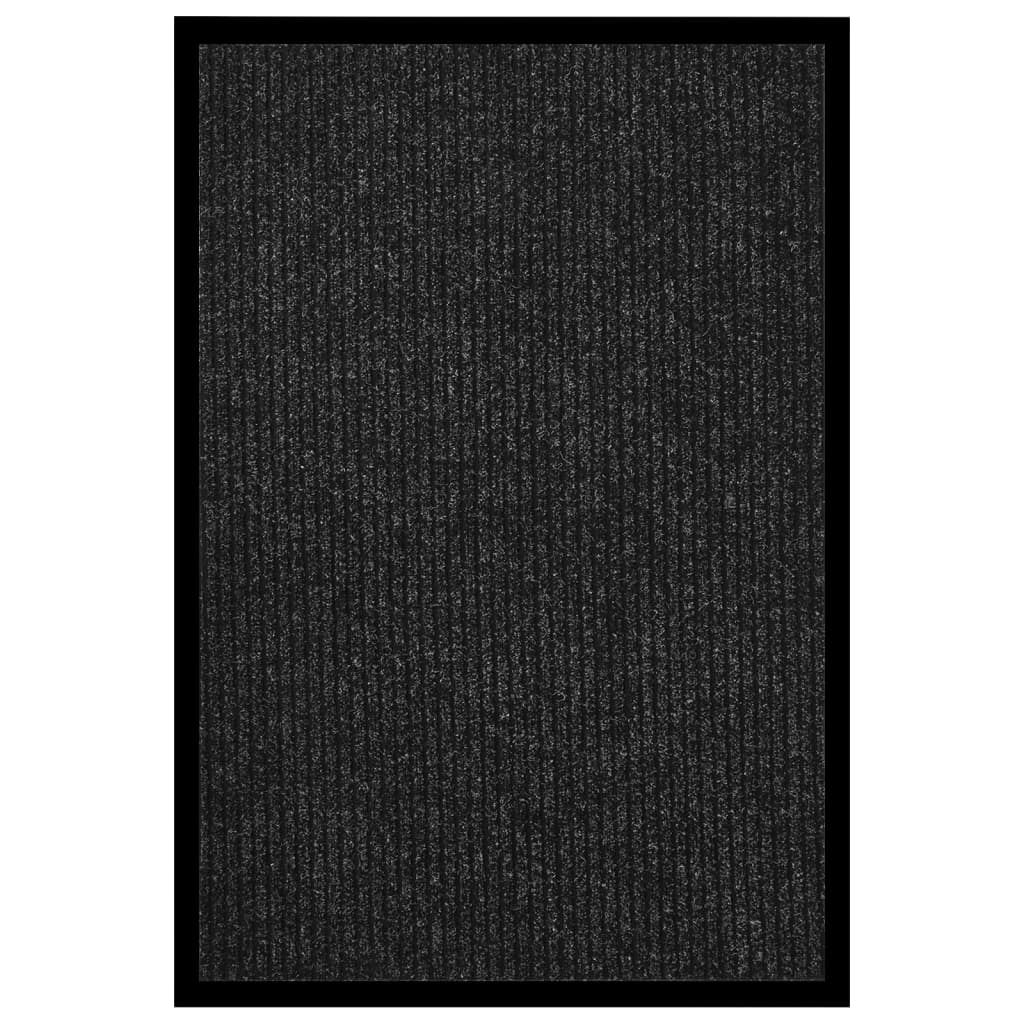 Fußmatte Gestreift Grau 60x80 cm