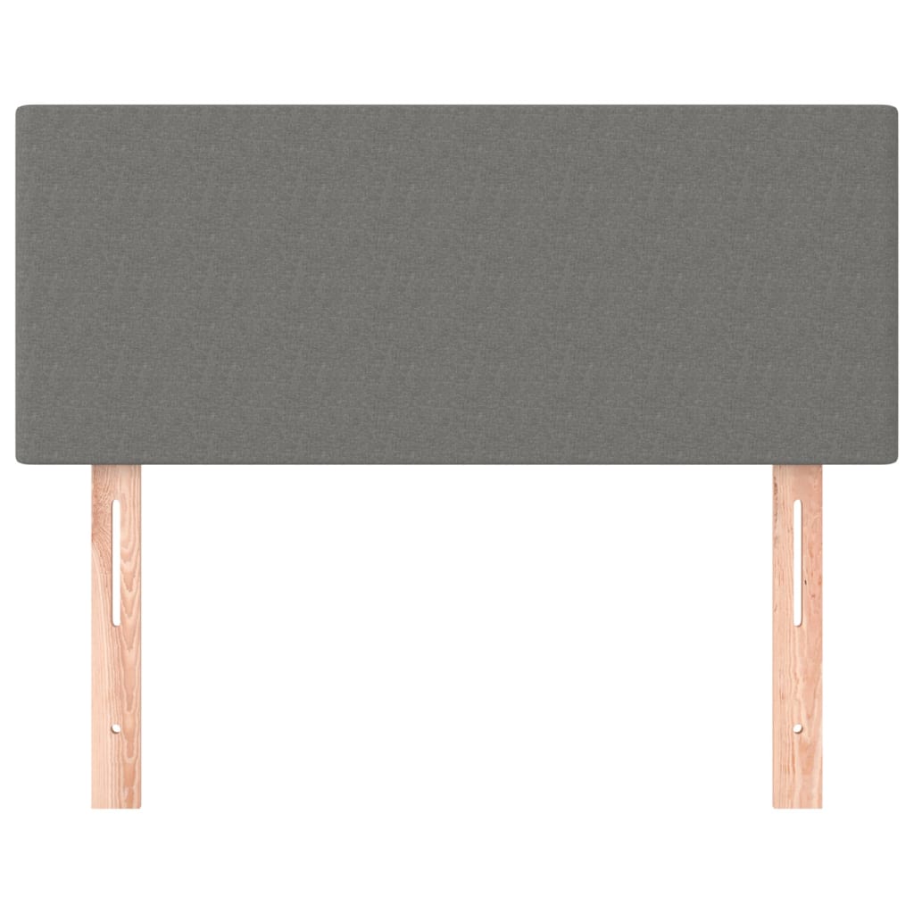 Kopfteil Hellgrau 80x5x118/128 cm Stoff