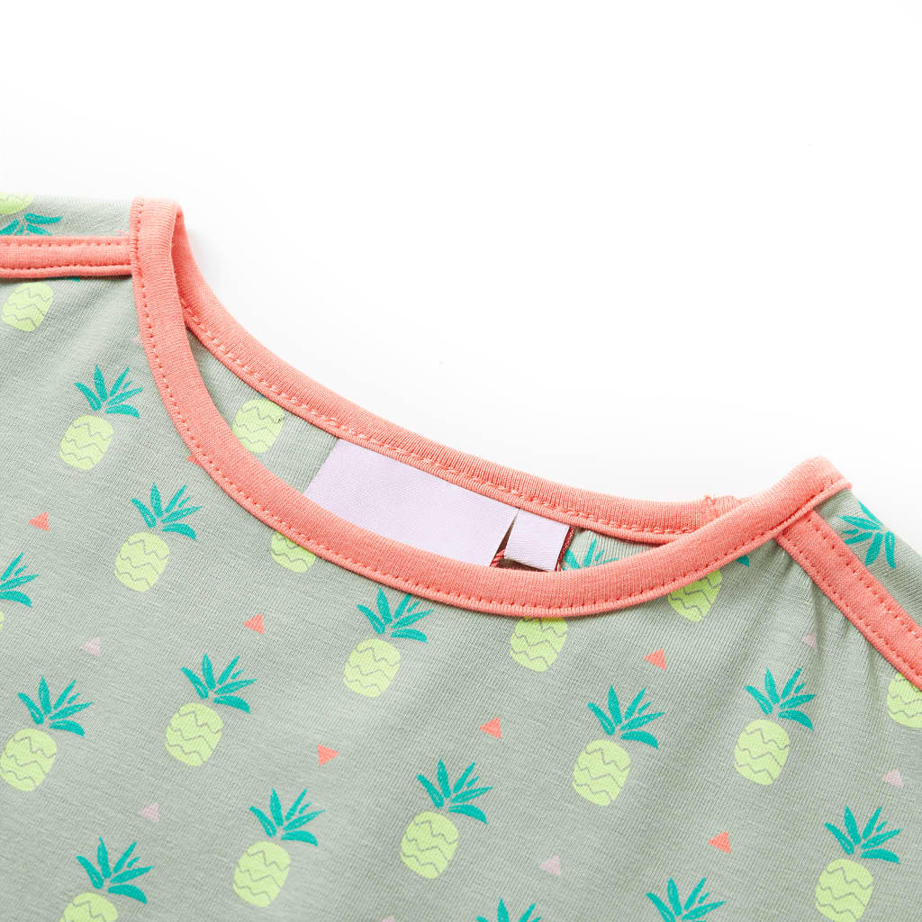 Kinderkleid Minzgrün 116