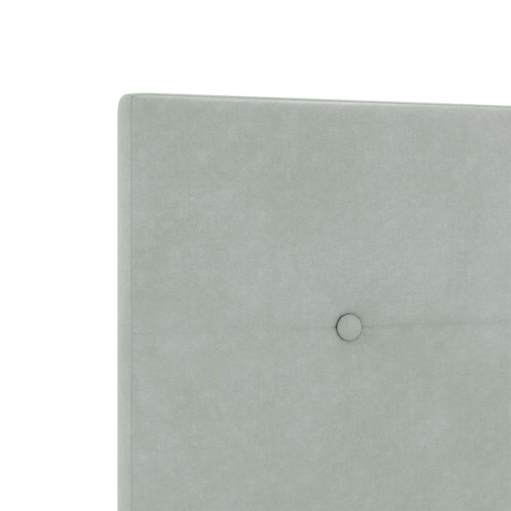 Kopfteil Hellgrau 80 cm Samt