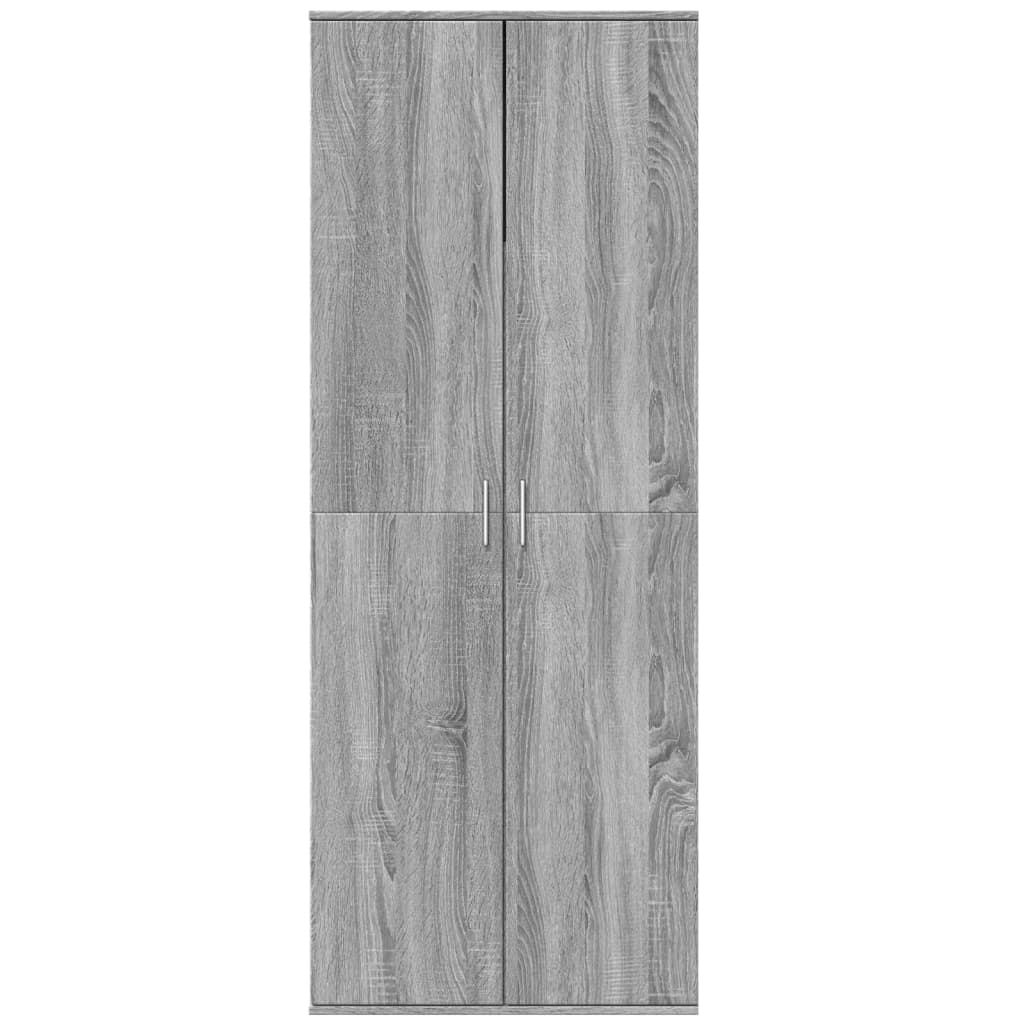 Highboard Weiß 70x35x180 cm Holzwerkstoff