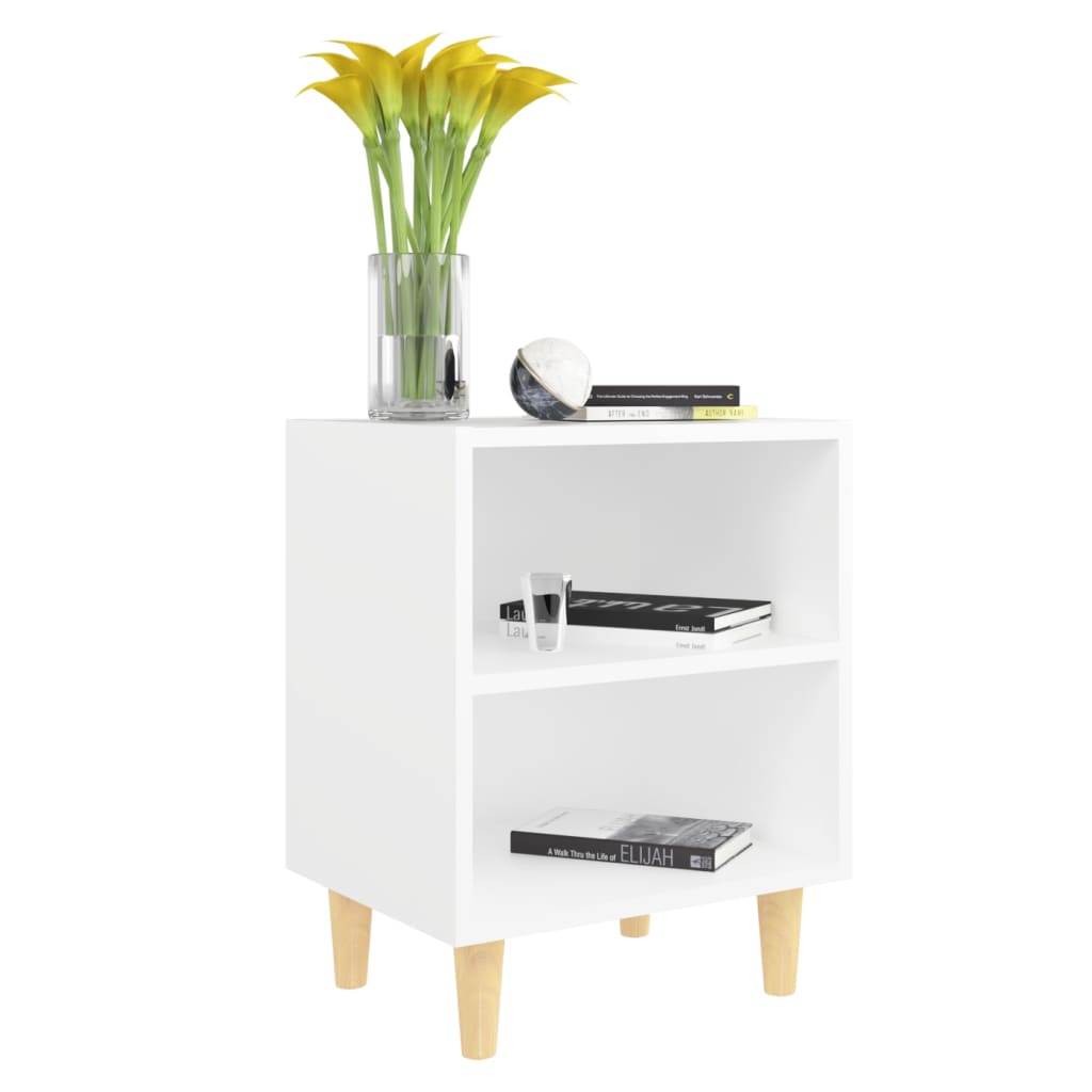 Bettschrank Schwarz Eichen-Optik 40 x 30 x 50 cm Holzwerkstoff