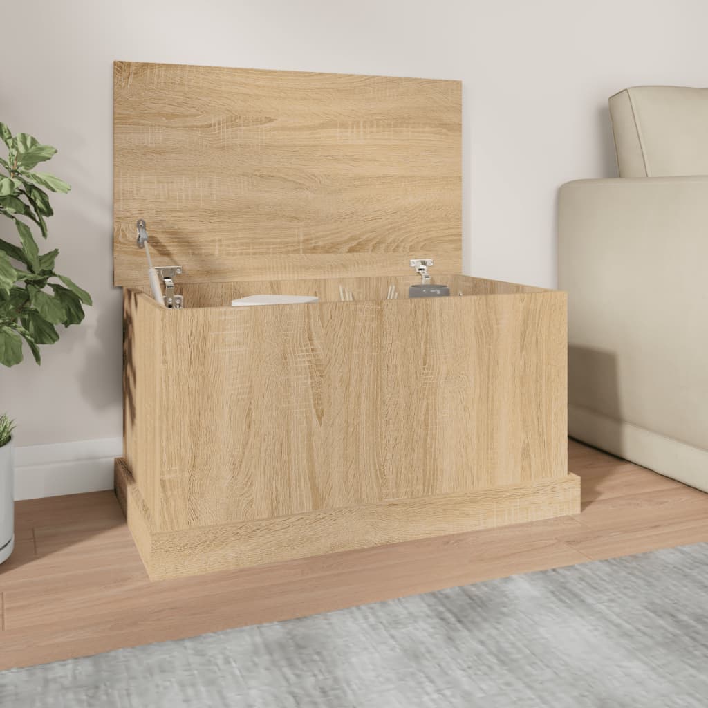 Aufbewahrungsbox Weiß 50 x 30 x 28 cm Holzwerkstoff
