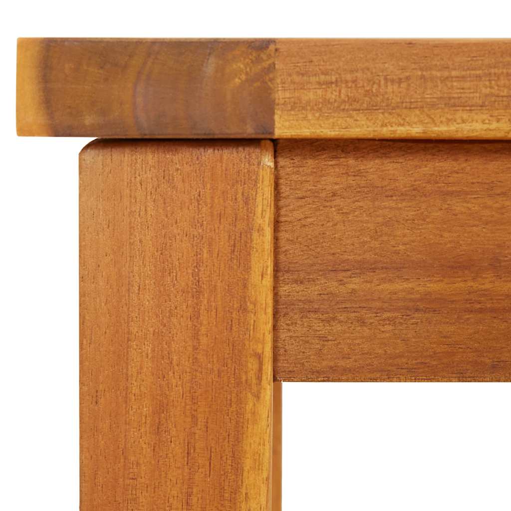 Gartenbank 110x35x45 cm Massivholz Akazie