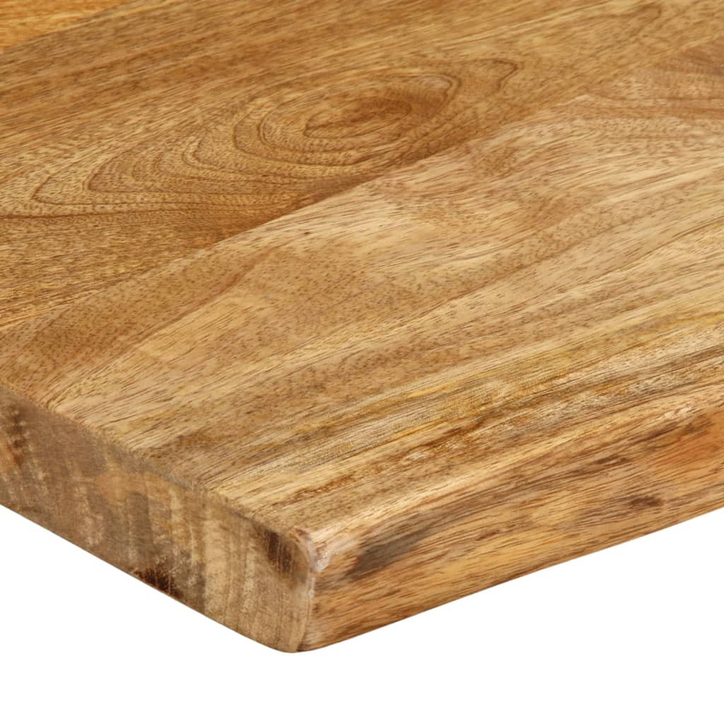 Tischplatte 40x40x2,5 cm Rechteckig Massivholz Akazie Baumkante