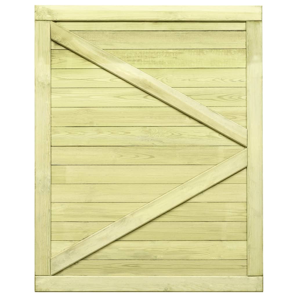 Gartentor Imprägniertes Kiefernholz 75x100 cm