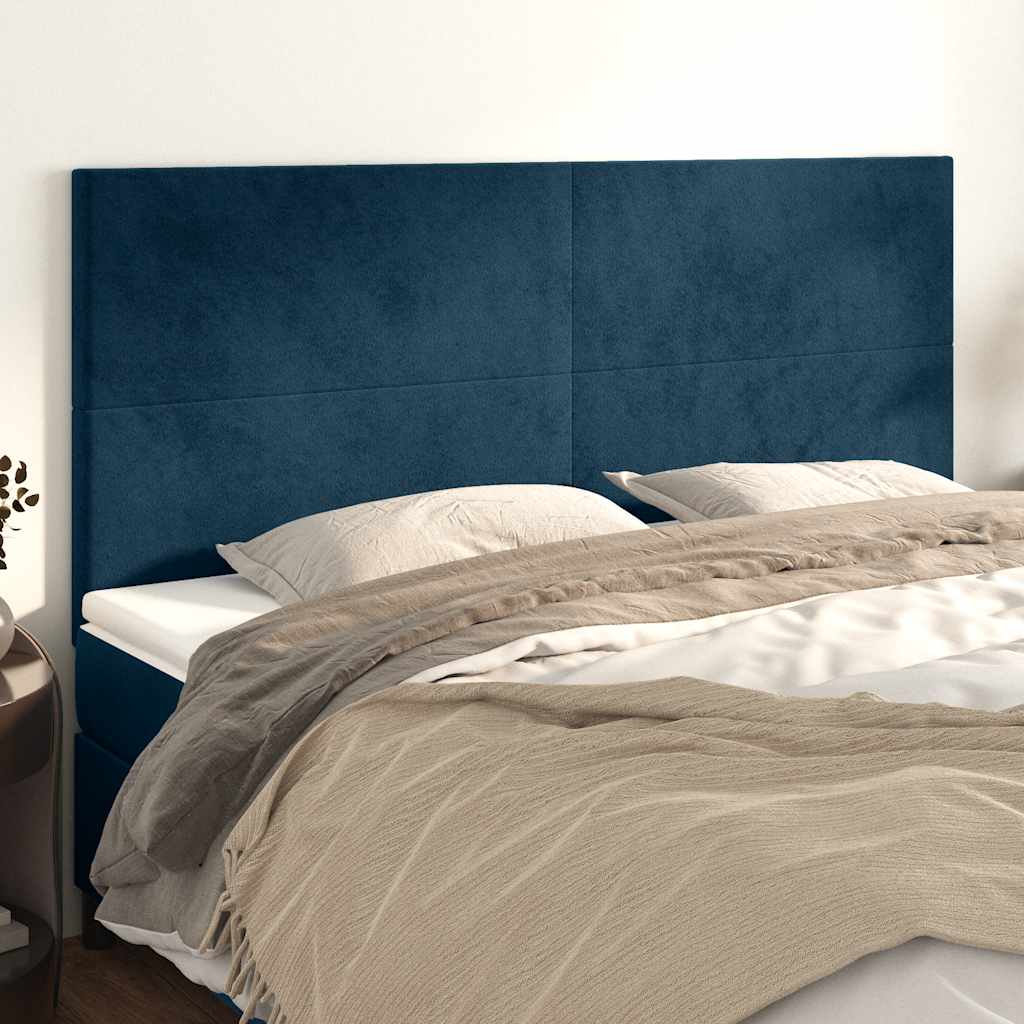 Kopfteil Hellgrau 80x5x118/128 cm Samt