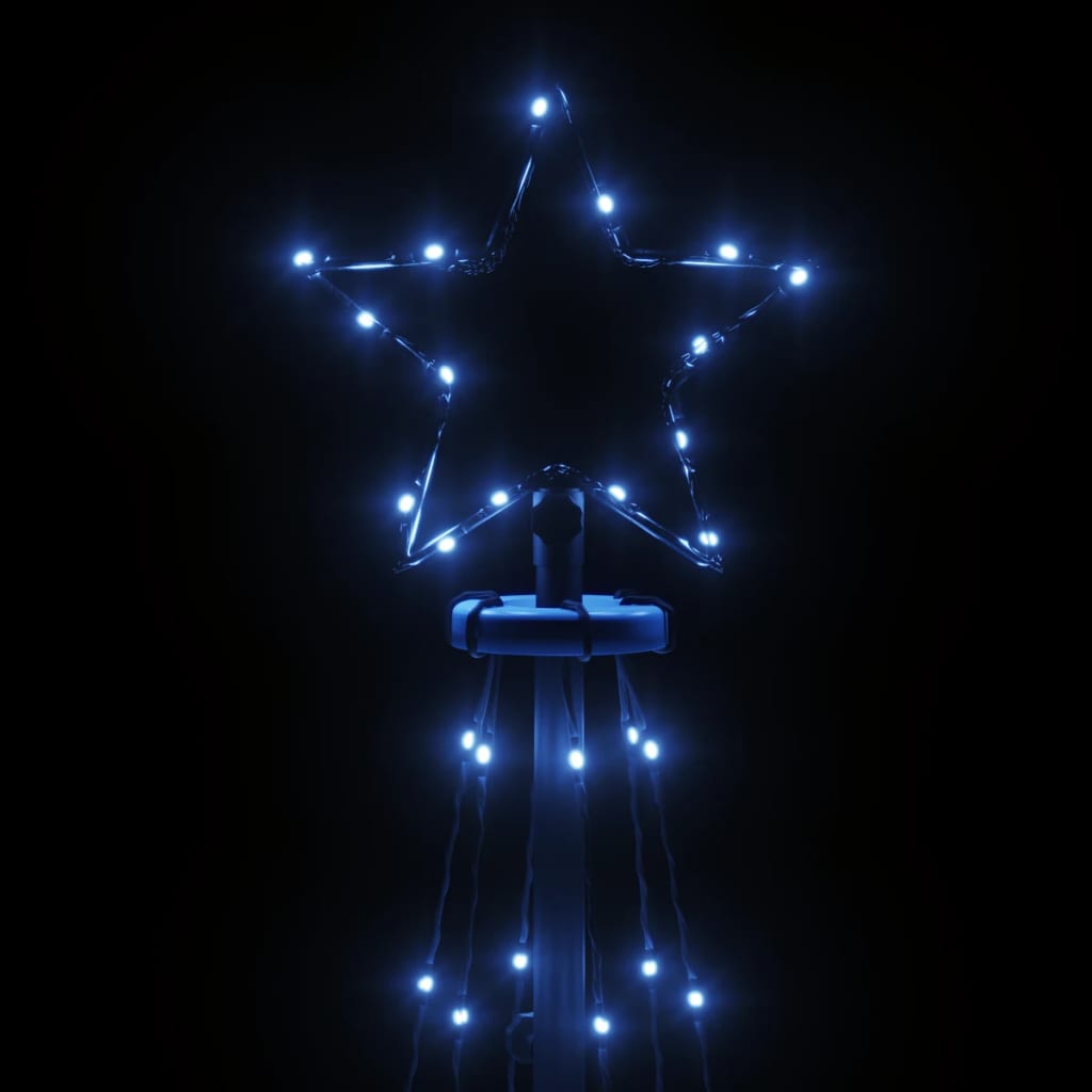 LED-Weihnachtsbaum Kegelform Warmweiß 108 LEDs 70x180 cm