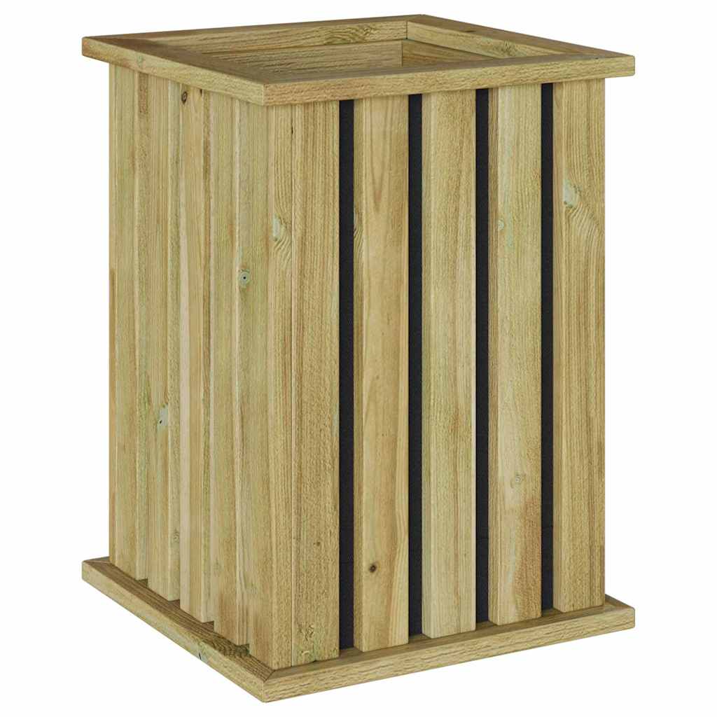 Pflanzkästen Braun 33 x 33 x 45 cm Imprägniertes Kiefernholz