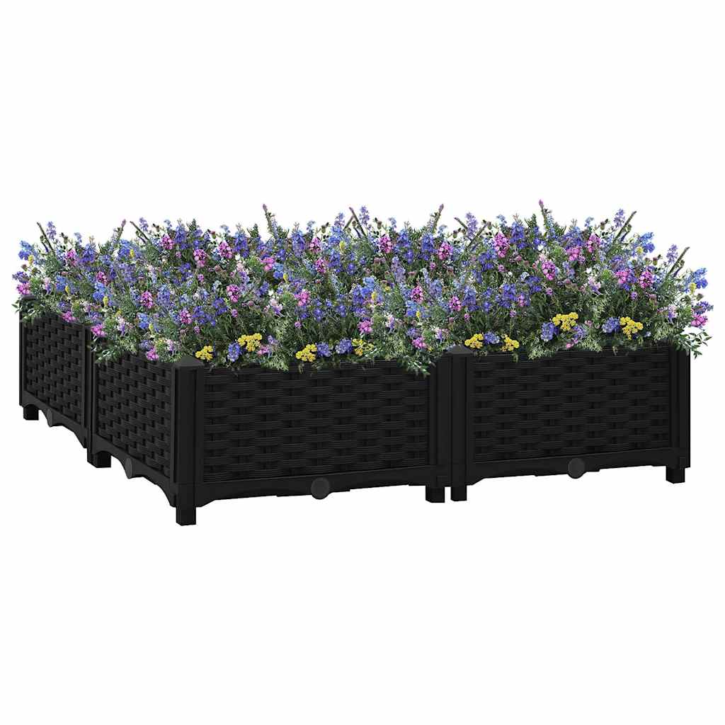 Hochbeet 40x40x23 cm Polypropylen