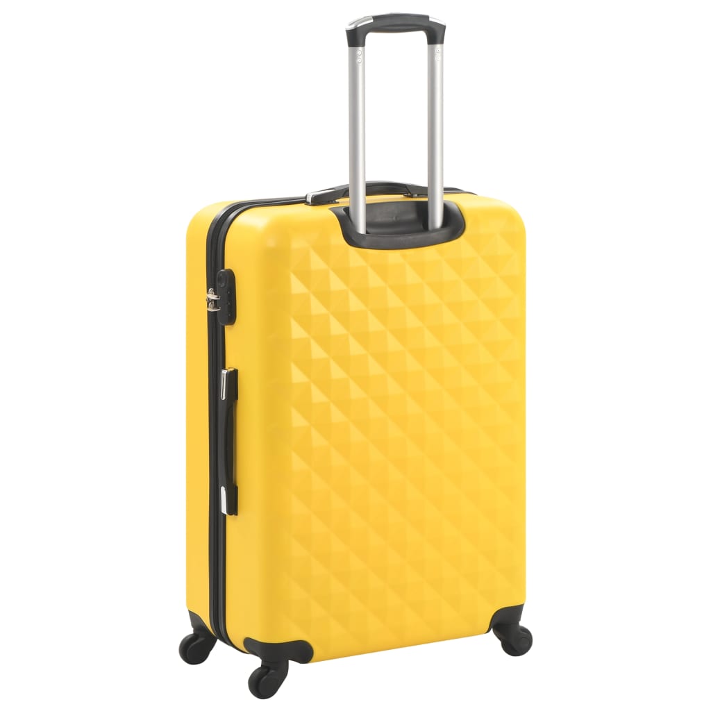 Hartschalen-Trolley-Set 3 Stk. Blau ABS