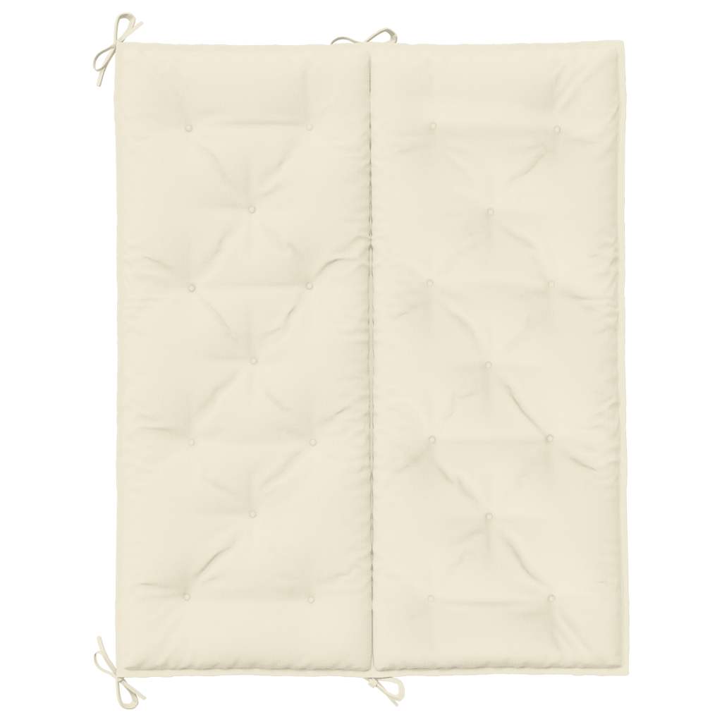 Gartenbank-Auflage Anthrazit 100x(50+50)x7 cm Oxford-Gewebe