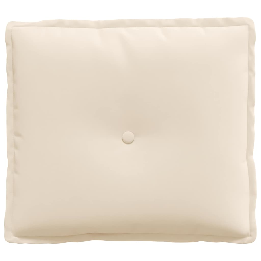 Rückenkissen Taupe 50 x 45 cm Mikrofaserstoff