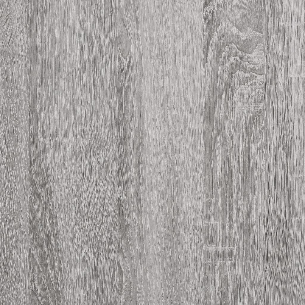 Highboard Betongrau 69,5x34x180 cm Holzwerkstoff